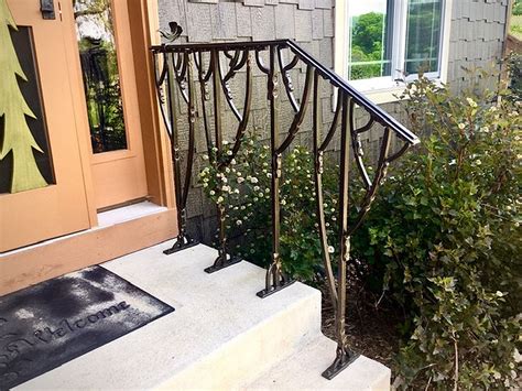 companies that make metal railing and enclosures|custom made exterior metal railings.